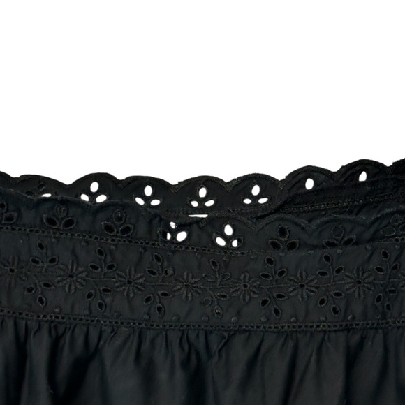 GAP X Doen Black Sleeveless Eyelet Top - Picture 12 of 15